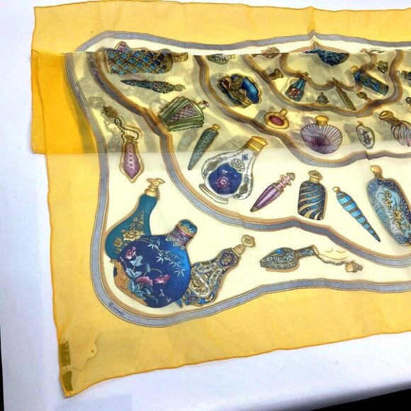 HERMES Qu importe le flacon Scarf Accessories Silk Carre90 Scarf - Picture 5 of 8